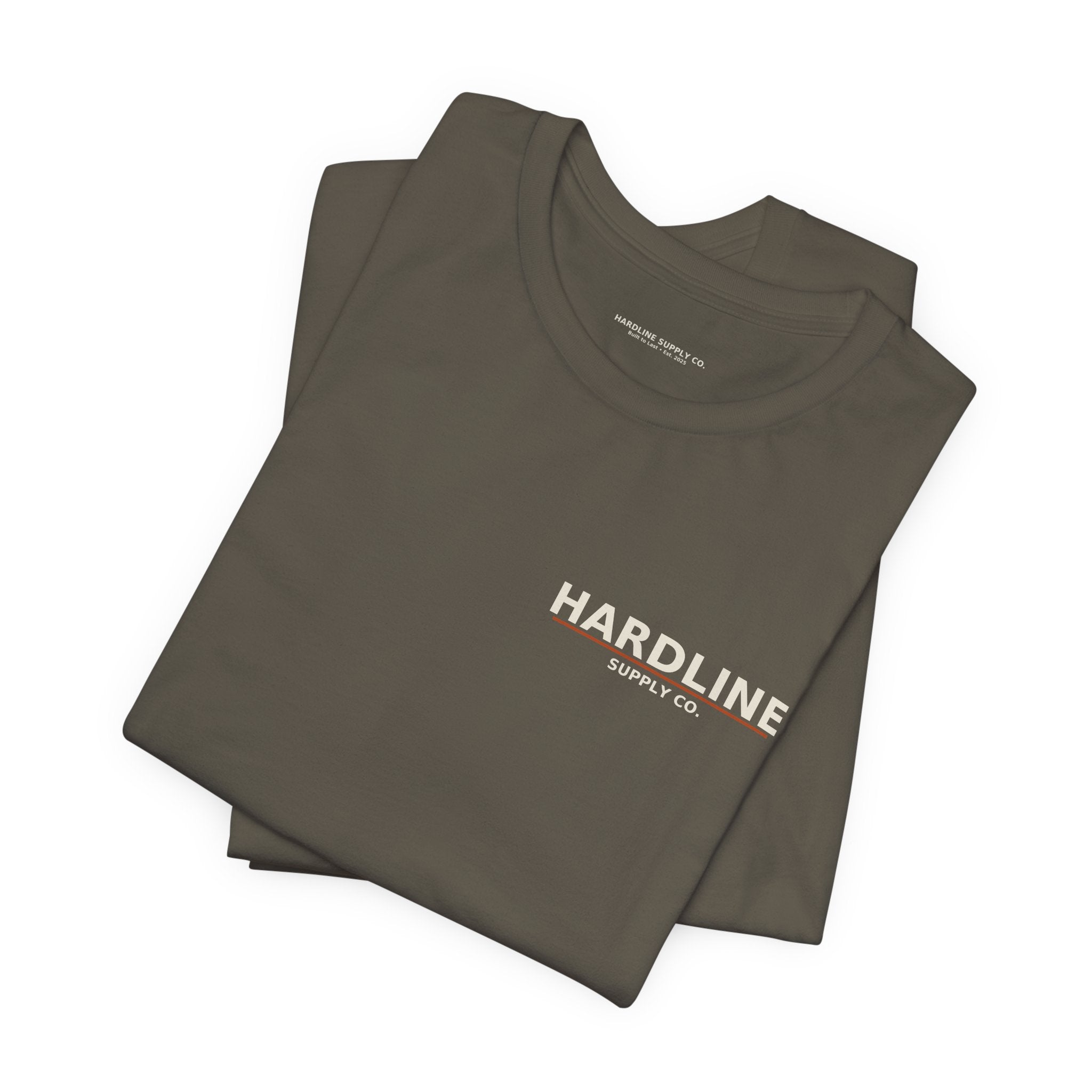 Hardline Supply Co. Unisex Jersey Tee - Casual Streetwear T-Shirt for Everyday Style
