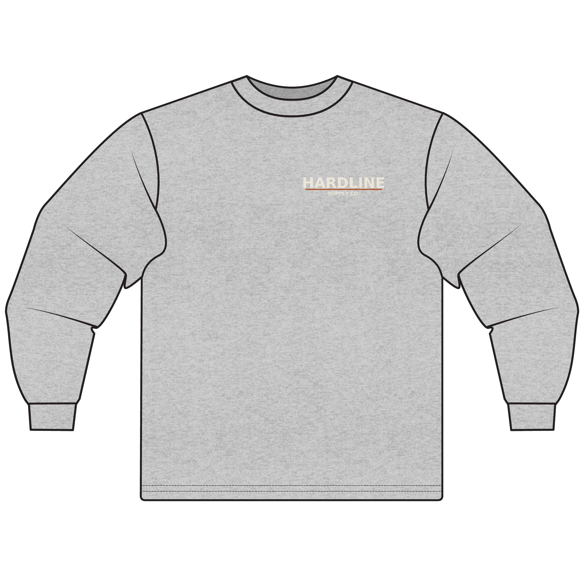 Hardline Unisex Long Sleeve T-Shirt - Trendy Casual Wear for All Occasions