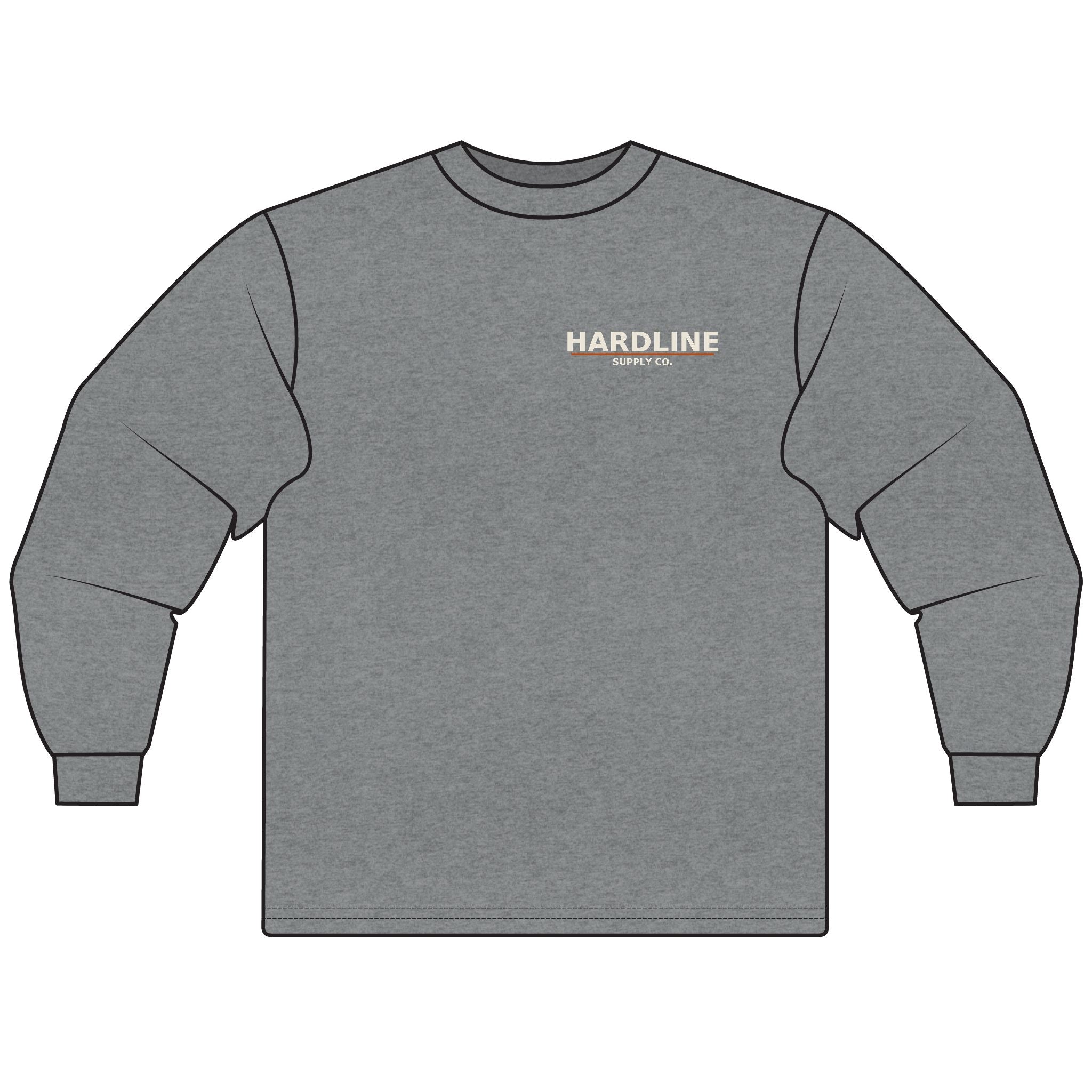 Hardline Unisex Long Sleeve T-Shirt - Trendy Casual Wear for All Occasions
