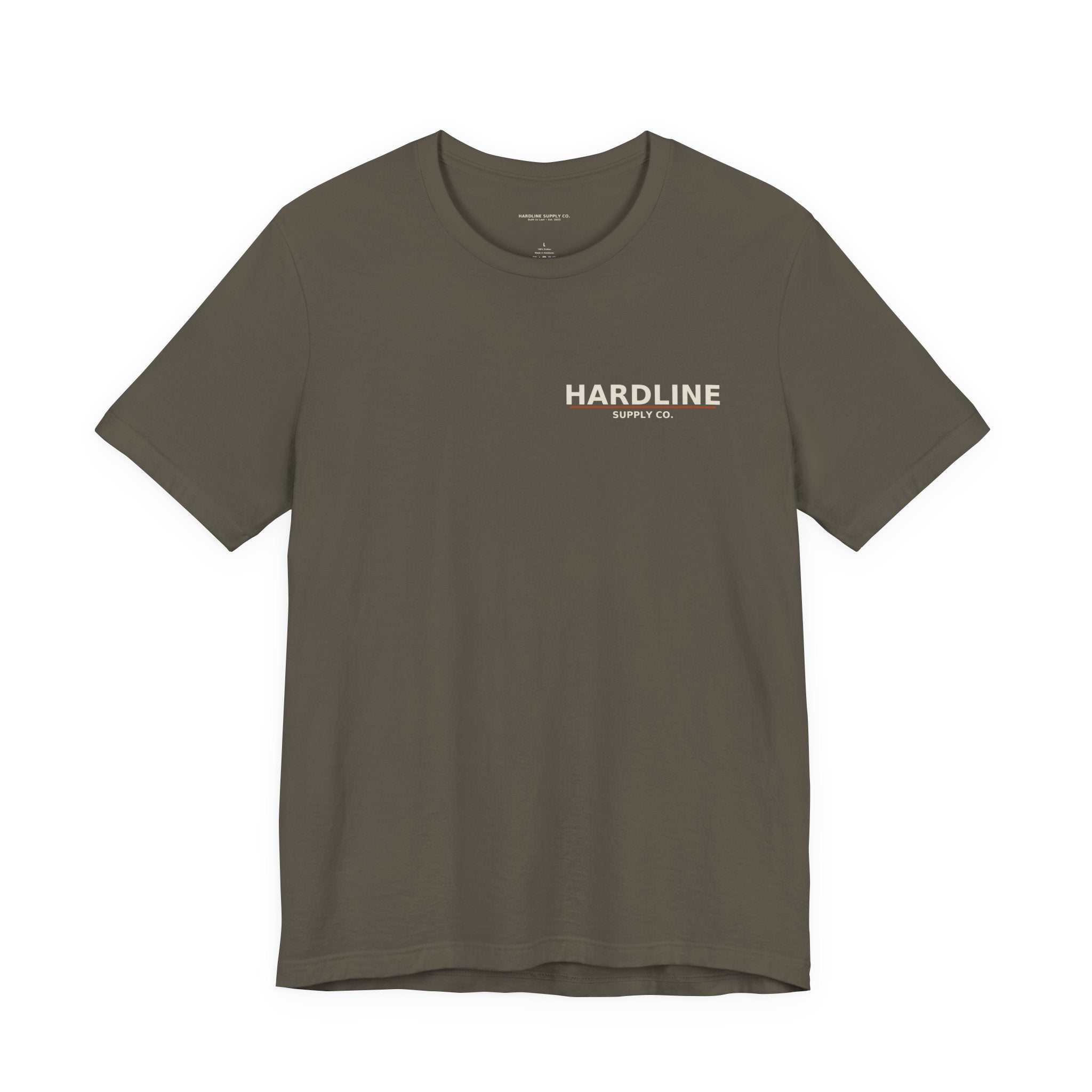 Hardline Supply Co. Unisex Jersey Tee - Casual Streetwear T-Shirt for Everyday Style